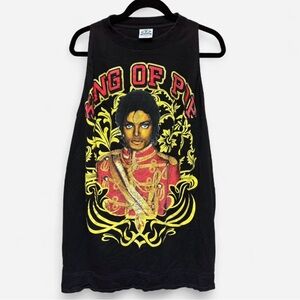 Michael Jackson King of Pop up-cycled T-Shirt Dress